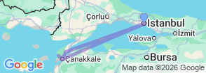 Tour route map