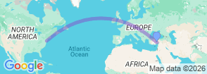 Tour route map
