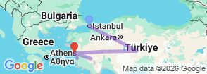 Tour route map