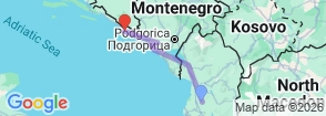Tour route map