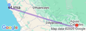 Tour route map
