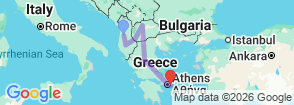 Tour route map