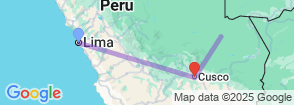 Tour route map