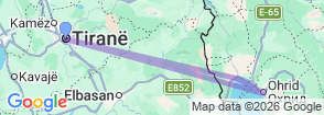 Tour route map
