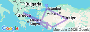 Tour route map