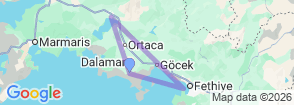 Tour route map