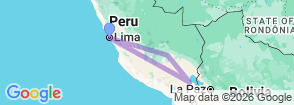 Tour route map
