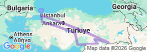 Tour route map
