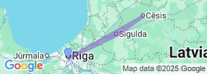 Tour route map