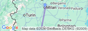 Tour route map