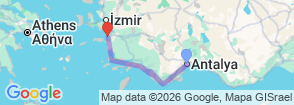 Tour route map