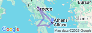Tour route map