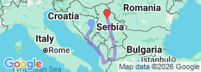 Tour route map