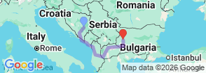 Tour route map