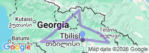 Tour route map