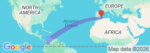 Tour route map