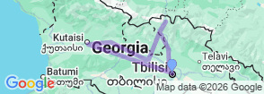 Tour route map