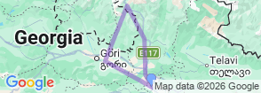Tour route map