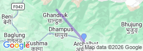 Tour route map