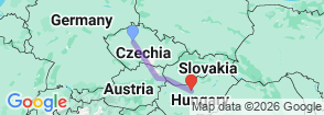 Tour route map