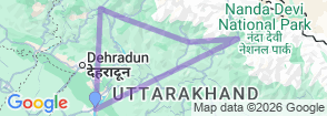 Tour route map