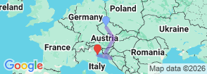 Tour route map