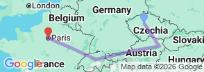 Tour route map