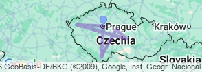 Tour route map