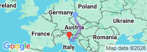 Tour route map