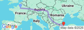 Tour route map