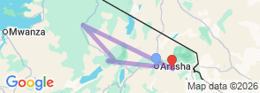Tour route map