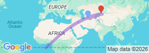 Tour route map
