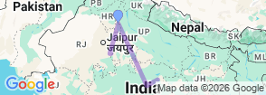 Tour route map