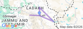 Tour route map