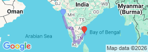 Tour route map