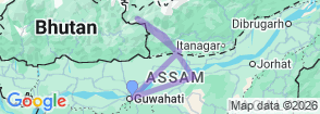 Tour route map