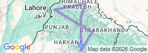 Tour route map