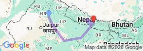 Tour route map