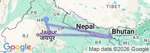 Tour route map