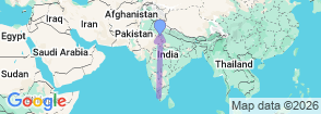 Tour route map
