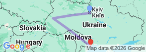 Tour route map