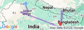 Tour route map