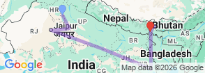 Tour route map