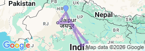 Tour route map