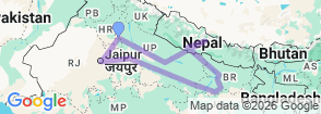 Tour route map