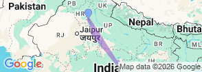 Tour route map