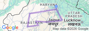 Tour route map