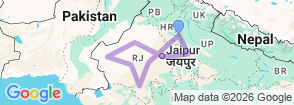 Tour route map