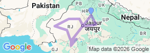Tour route map