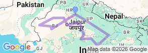 Tour route map